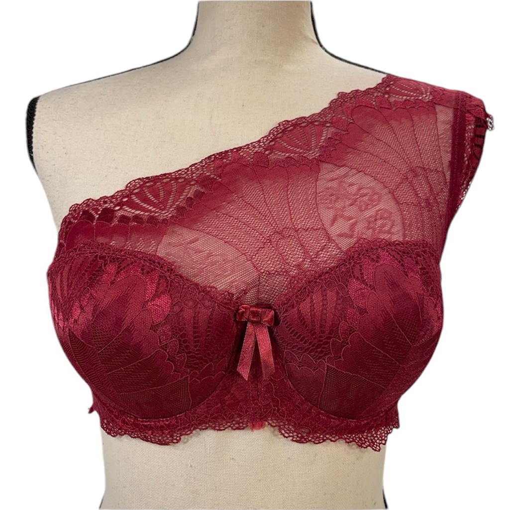 Nwt Megan Fox Fredericks Of Hollywood Colab One Shoulder Lace Leia Bra Size 34b